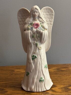 Belleek Irish Porcelain Angel of Protection Figurine
